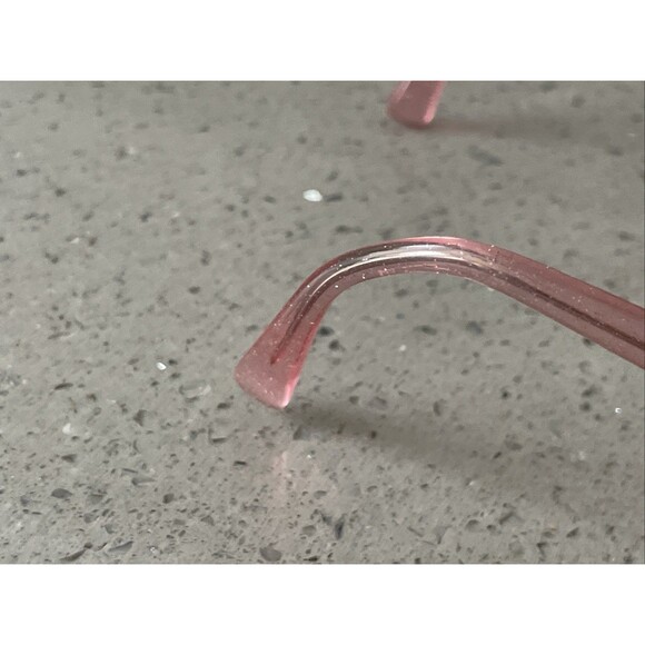 Disney Kids Eyeglasses Frames ONLY 3E 1443 Purple Pink Glitter Sparkle 48-13-130 - Picture 10 of 12